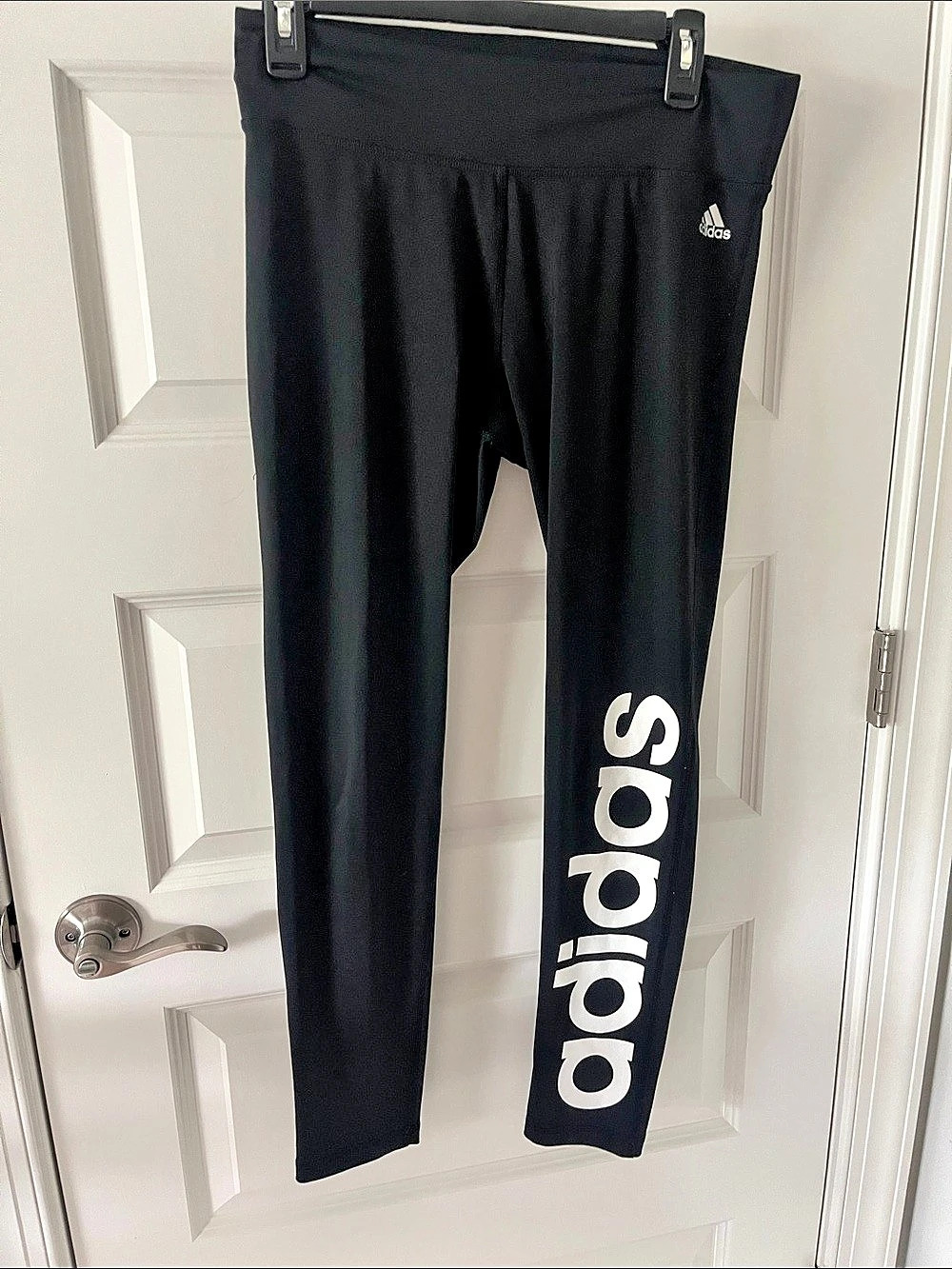 adidas Essentials Linear Leggings Black & White Medium